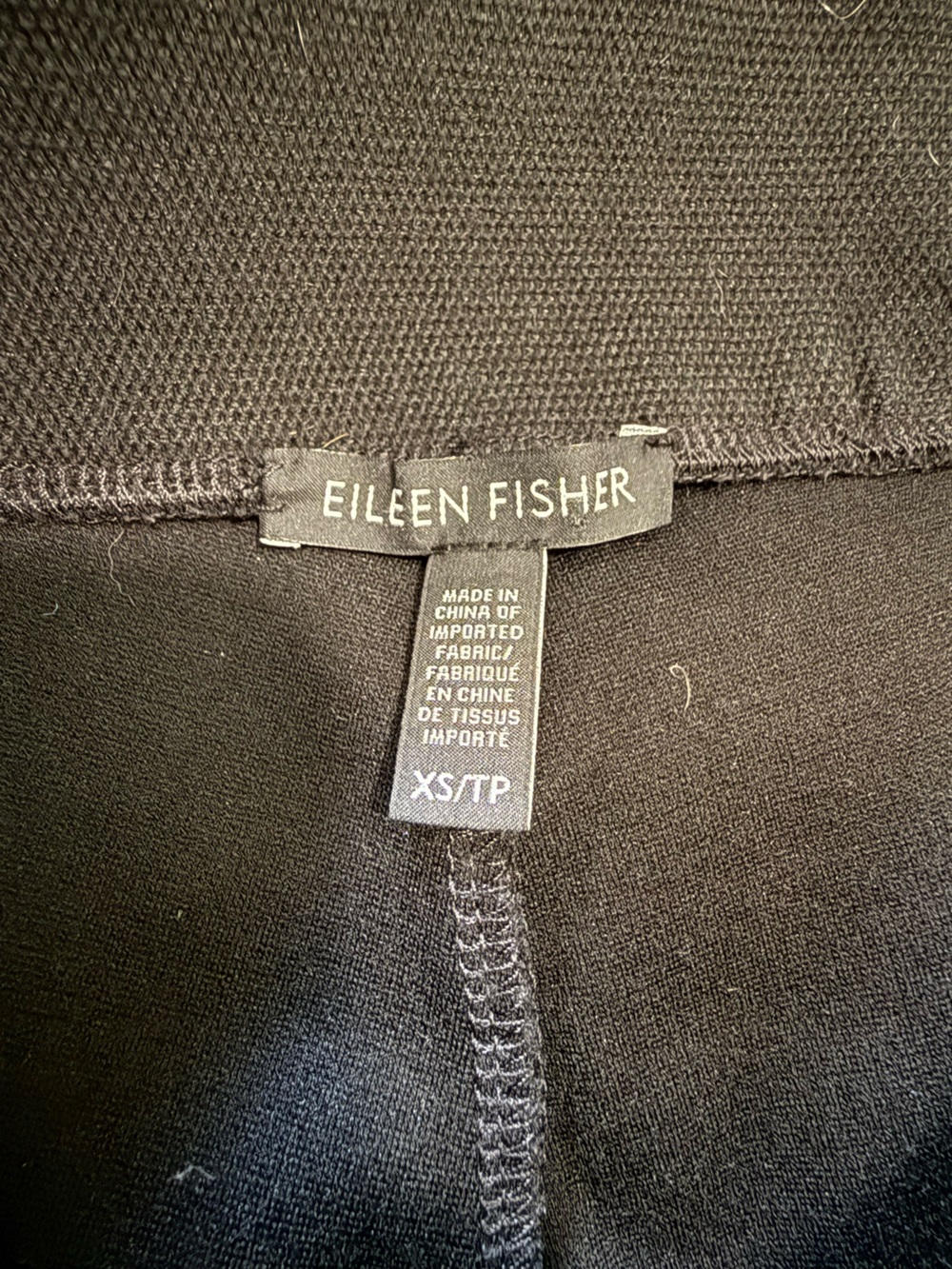 Eileen Fisher Black Skinny Pants